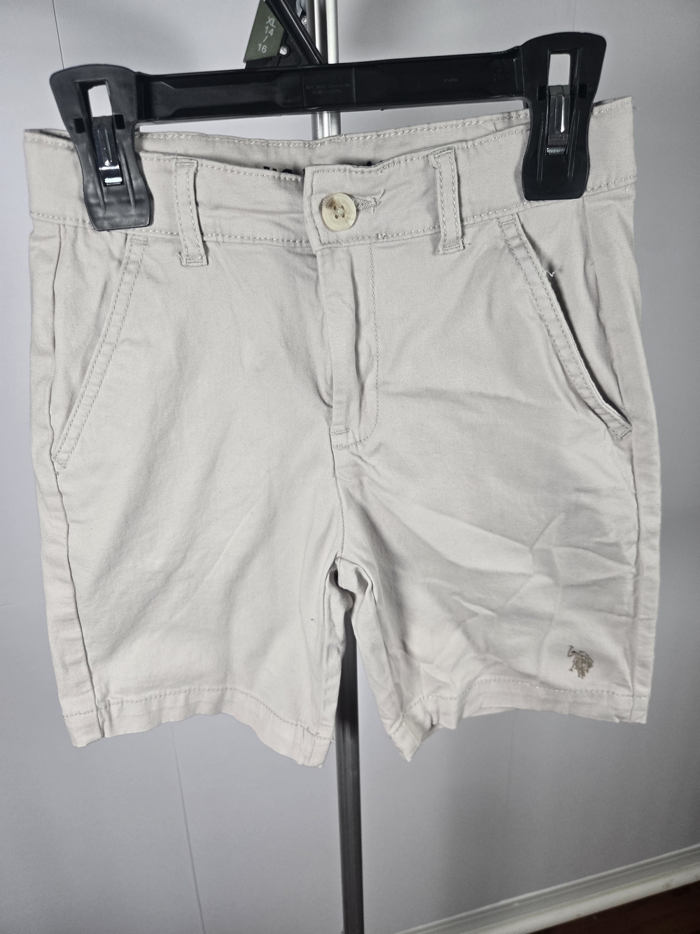 U.S. Polo Assn. Cream Women’s Casual Chino Shorts